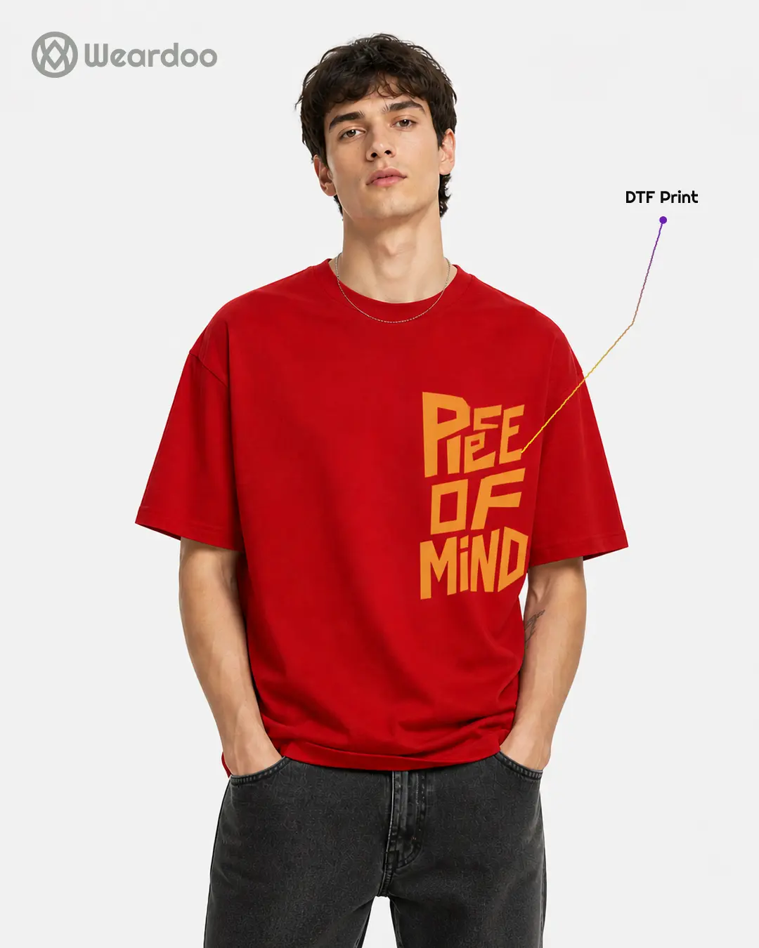 Oversized: Piece of mind tshirt