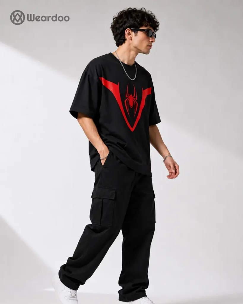 Marvel's Spider-man: Miles Morales Suit Oversized T-Shirt