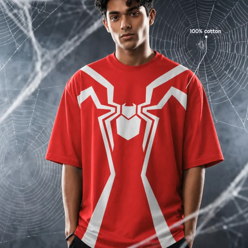 Spider-man: Classic Suit Oversized T-Shirt